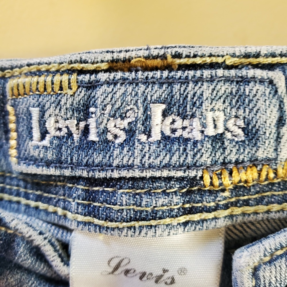 Levi Jeans Teen Girl Size 16 Regular Blue - Picture 4 of 11